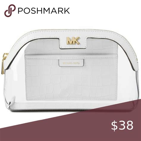 michael kors clear travel pouch|Large Clear 2.